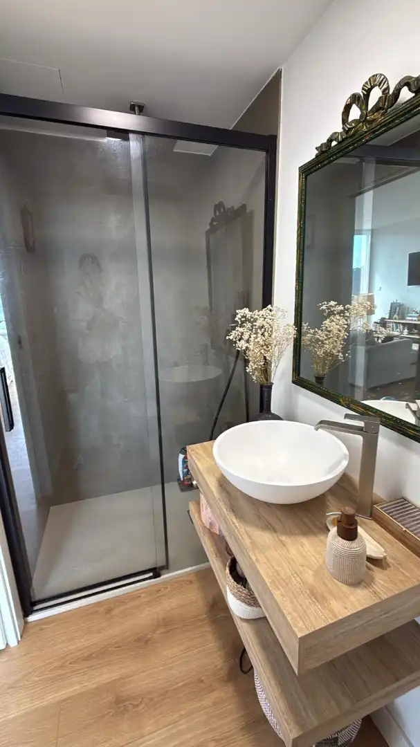 Baño de Casa o chalet de alquiler en Moaña con Aire acondicionado, Calefacción y Jardín privado