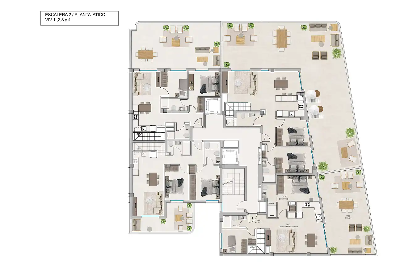 Apartments for sale in Santa Pola  with Air Conditioner, Terrace and Balcony