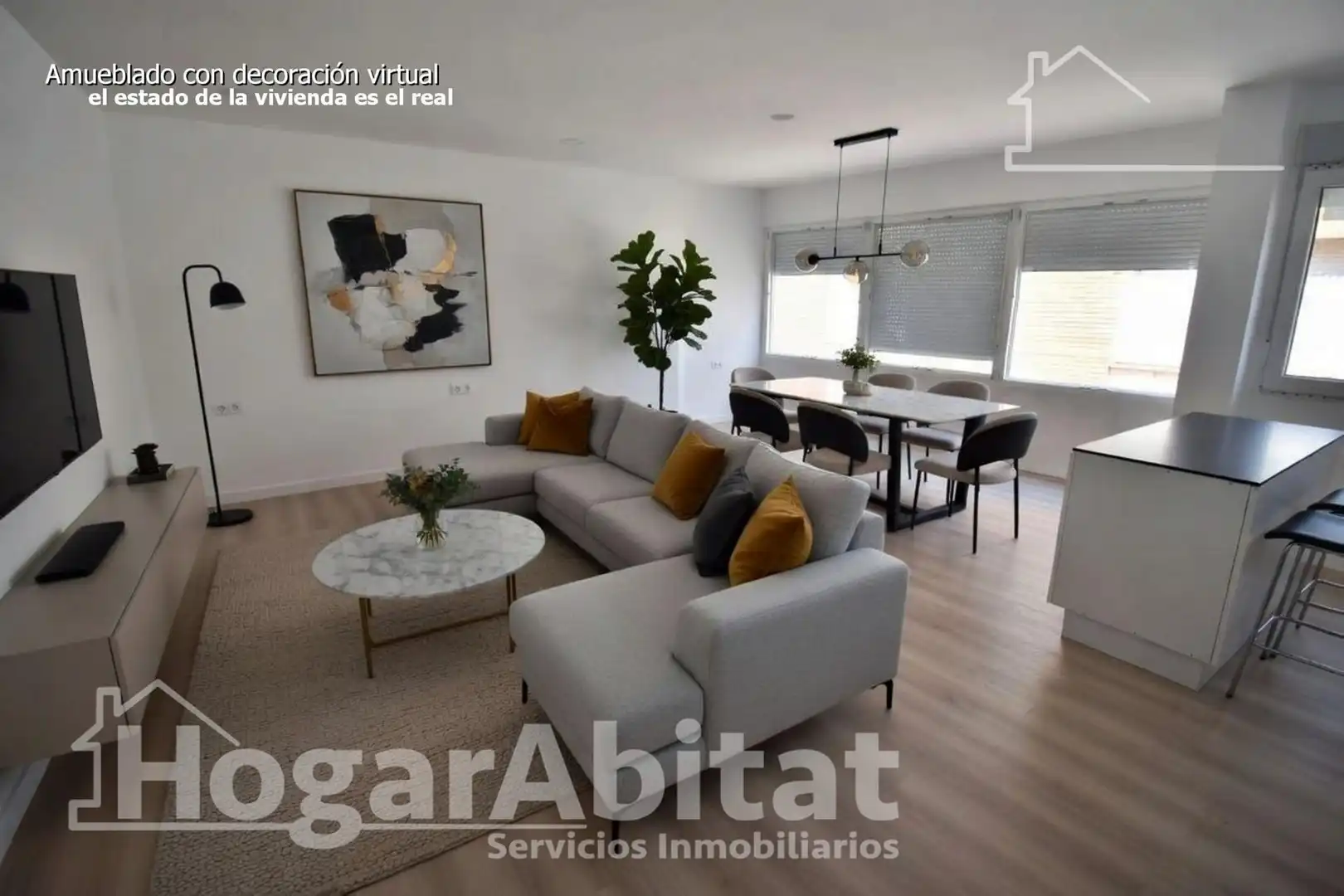 Wohnzimmer von Wohnung zum Verkauf in Nules mit Balkon