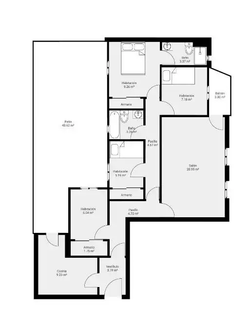 Flat for sale in Jerez de la Frontera  with Terrace and Balcony