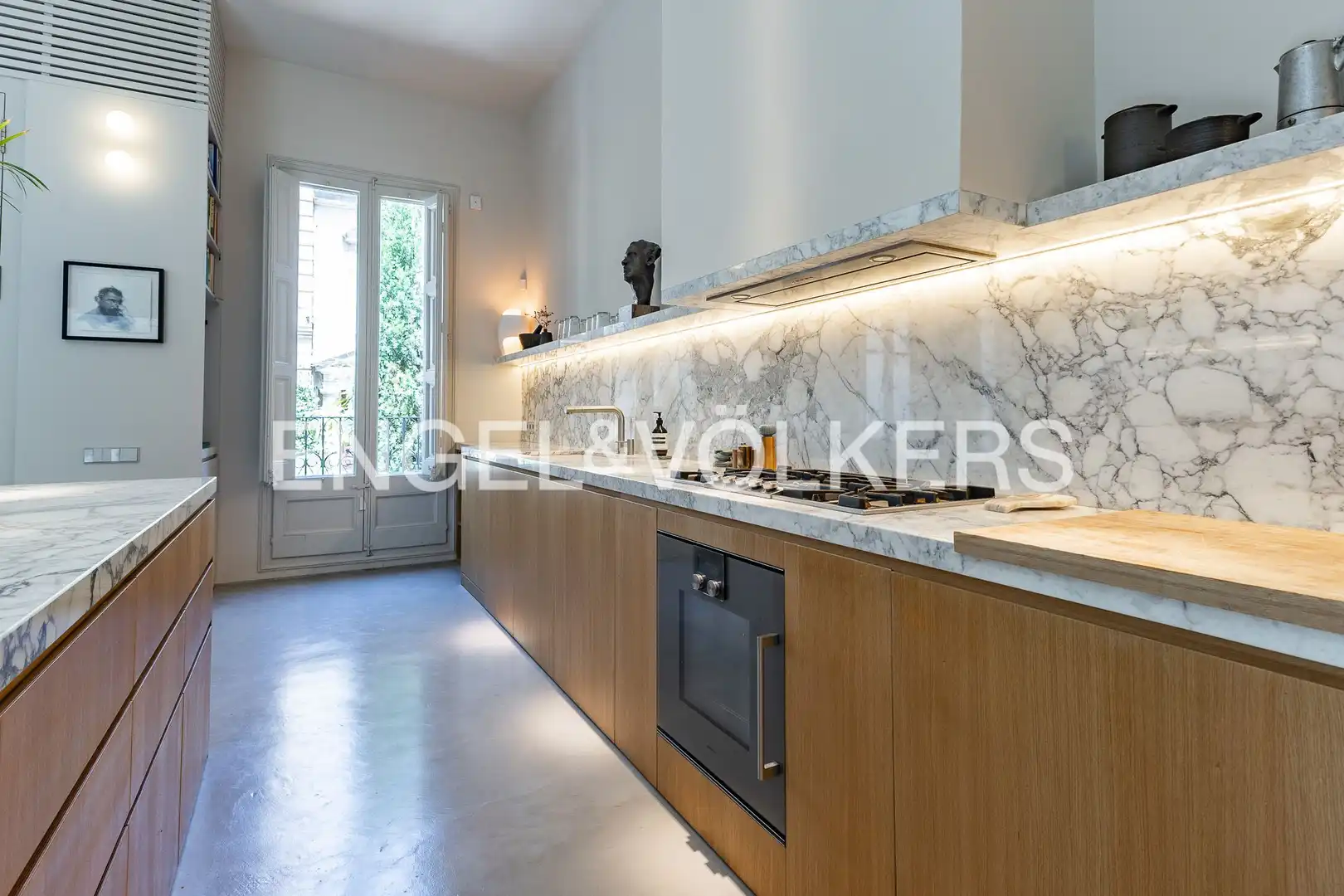 Kitchen of Houses for rent in Barcelona  with Air Conditioner, Heating and Private garden