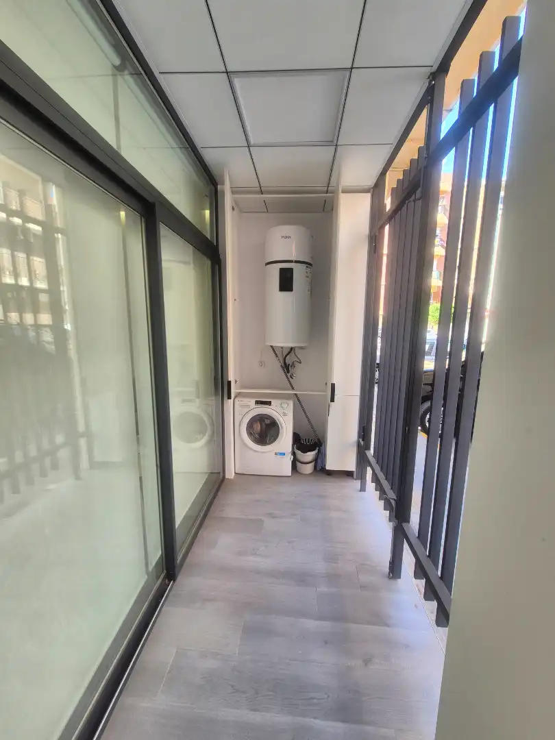 Terrasse von Loft zur Miete in Moncada mit Klimaanlage, Heizung und Möbliert