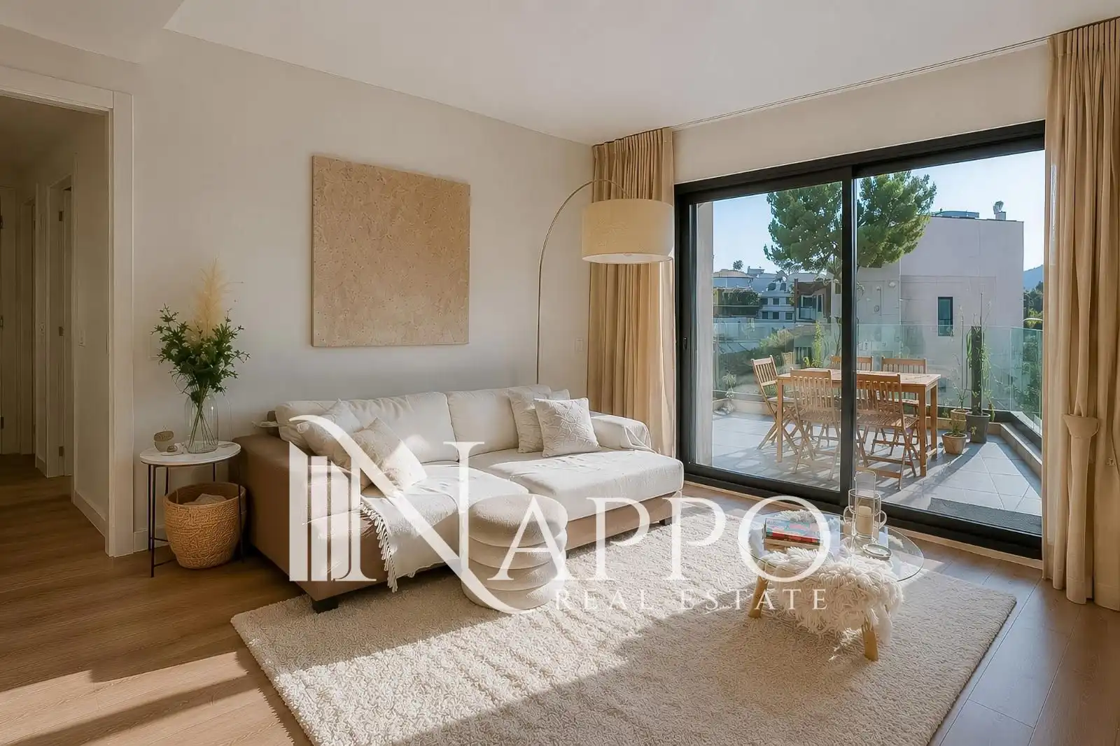Wohnzimmer von Wohnung zum Verkauf in Calvià mit Klimaanlage, Heizung und Terrasse