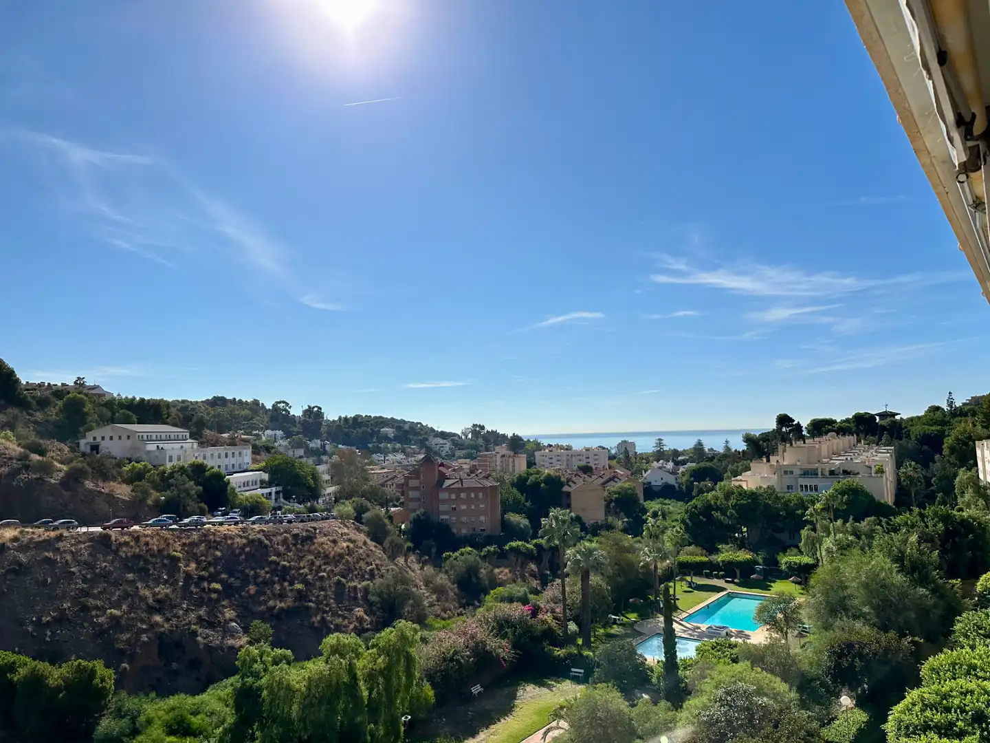Vista exterior de Piso en venta en Málaga con Terraza y Piscina comunitaria