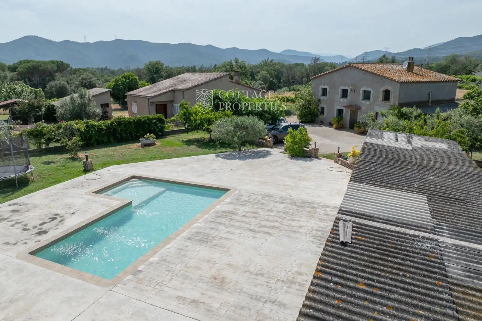 Vista exterior de Finca rústica en venda en Sant Gregori amb Calefacció, Terrassa i Piscina