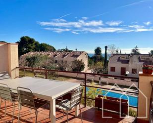 Terrace of Single-family semi-detached for sale in Sant Feliu de Guíxols  with Air Conditioner, Heating and Private garden