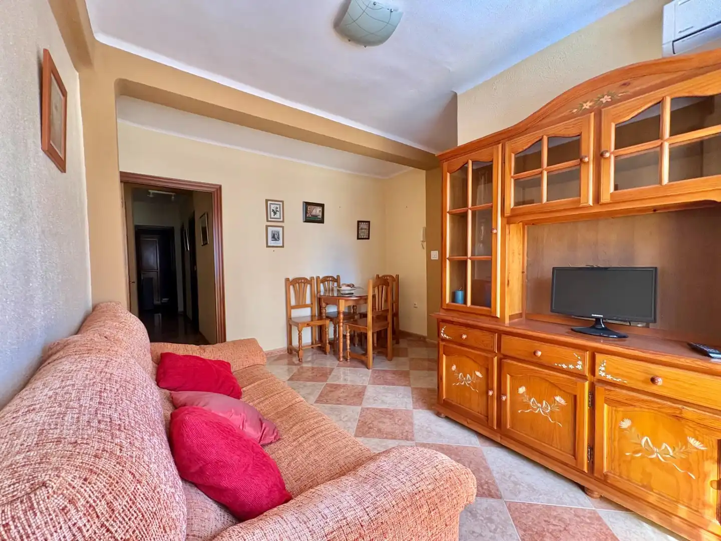 Sala d'estar de Pis en venda en Málaga amb Aire condicionat