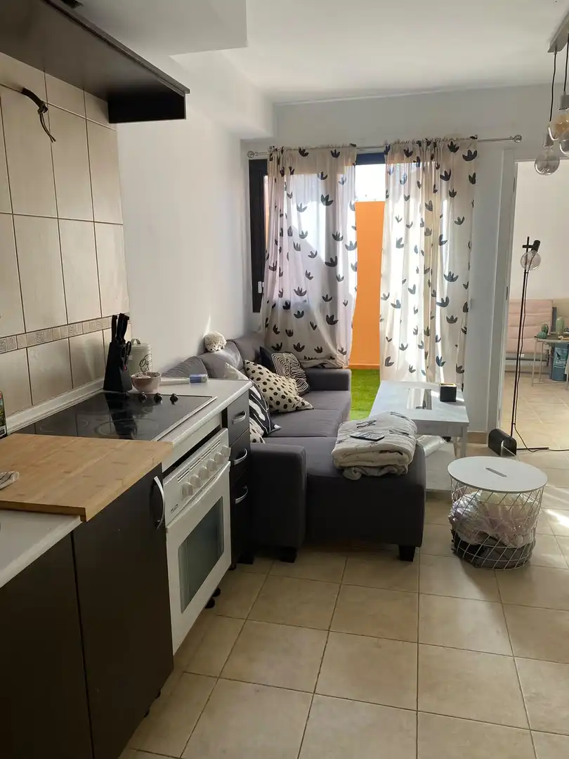 Wohnzimmer von Maisonette zur Miete in La Matanza de Acentejo mit Heizung, Privatgarten und Terrasse