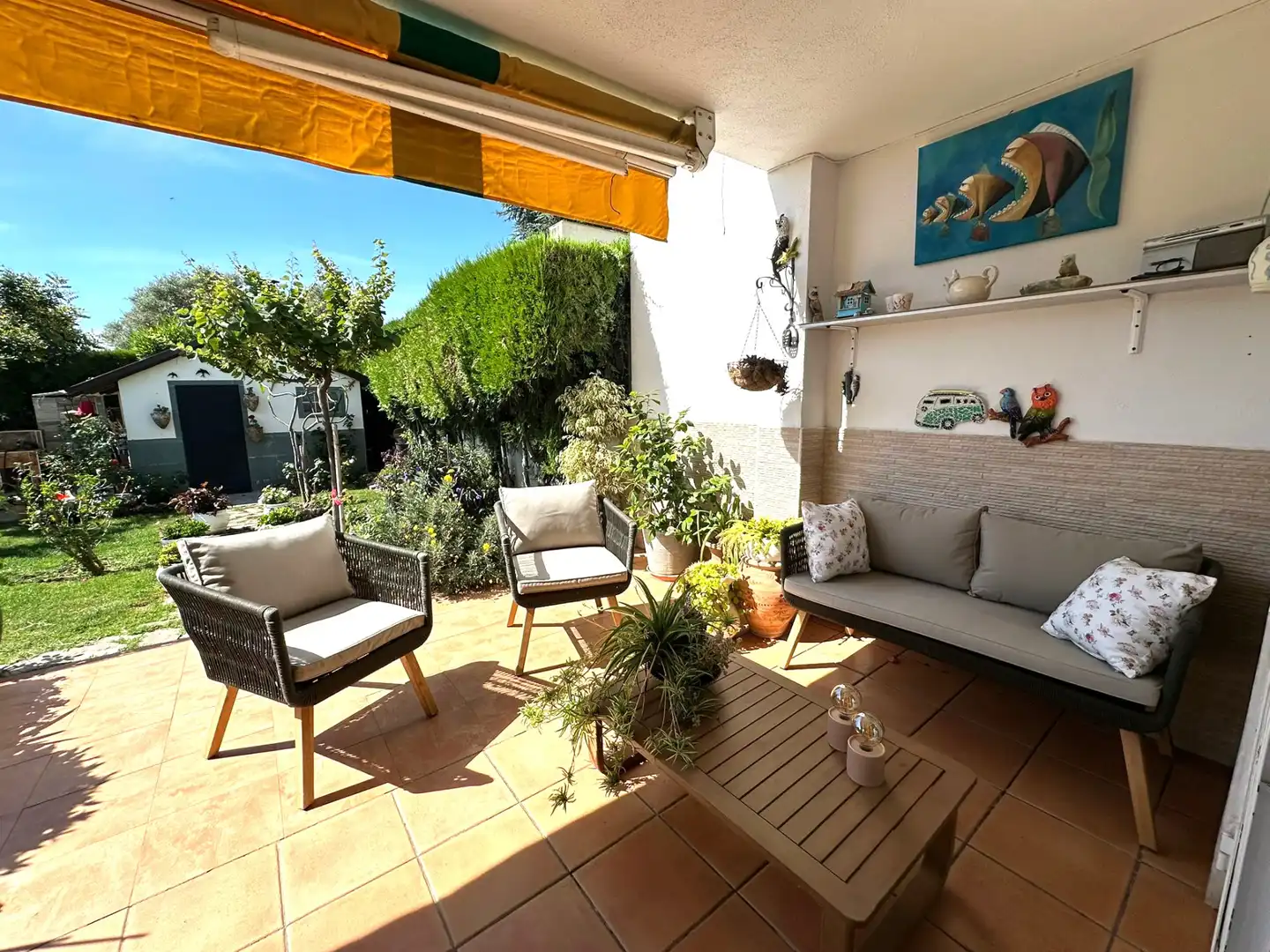 Terraza de Casa o chalet en venta en Peñíscola / Peníscola con Jardín privado, Amueblado y Horno