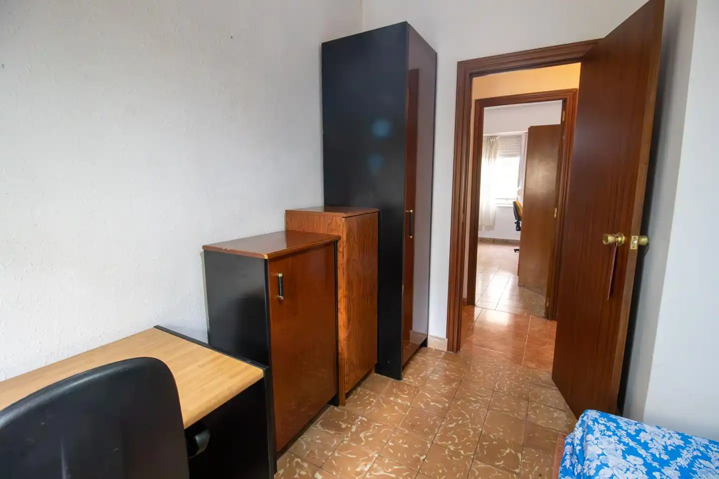 Schlafzimmer von Wohnung zur Miete in Valencia mit Möbliert