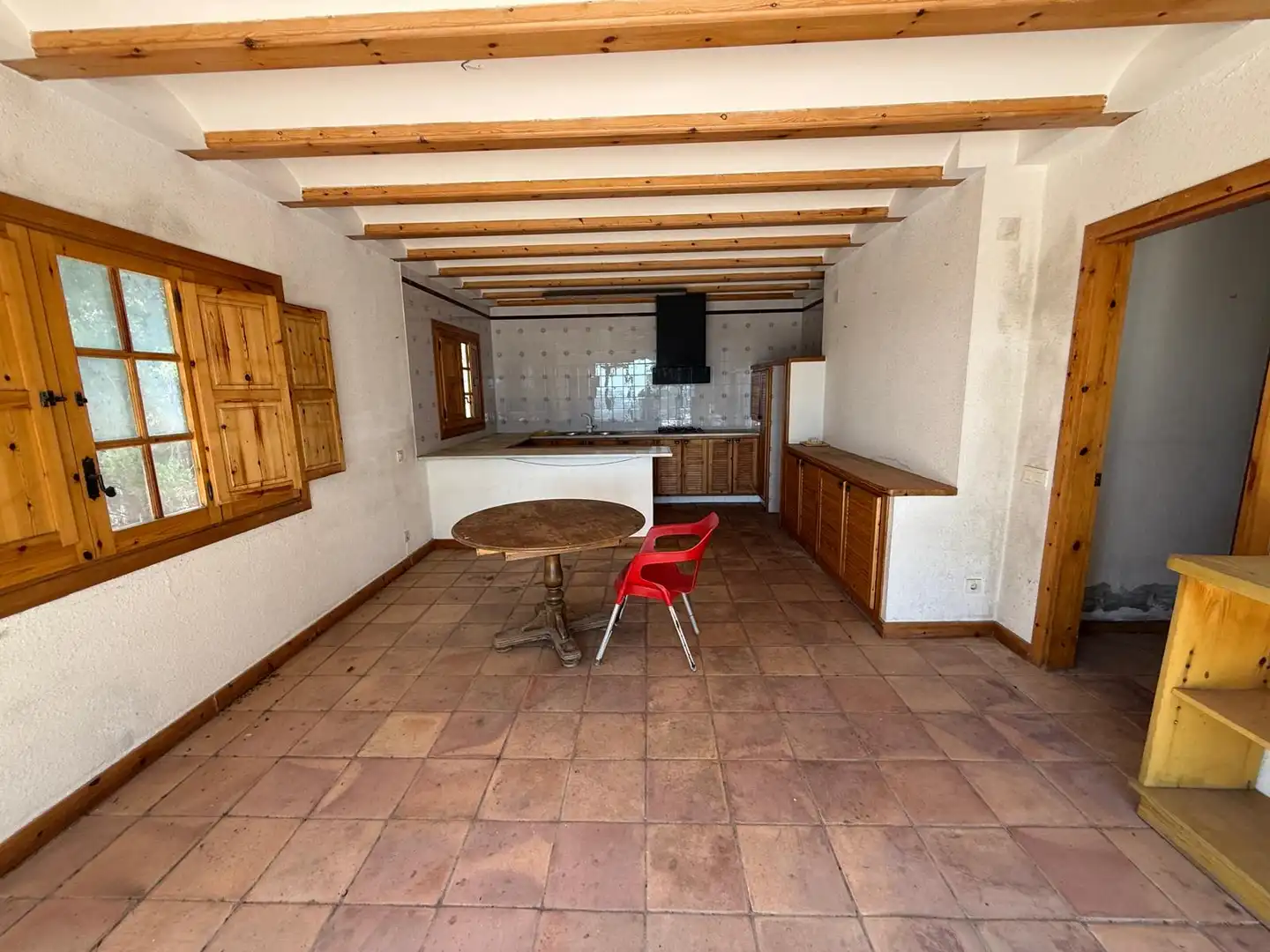 Cocina de Casa o chalet en venta en Querol con Jardín privado, Terraza y Piscina