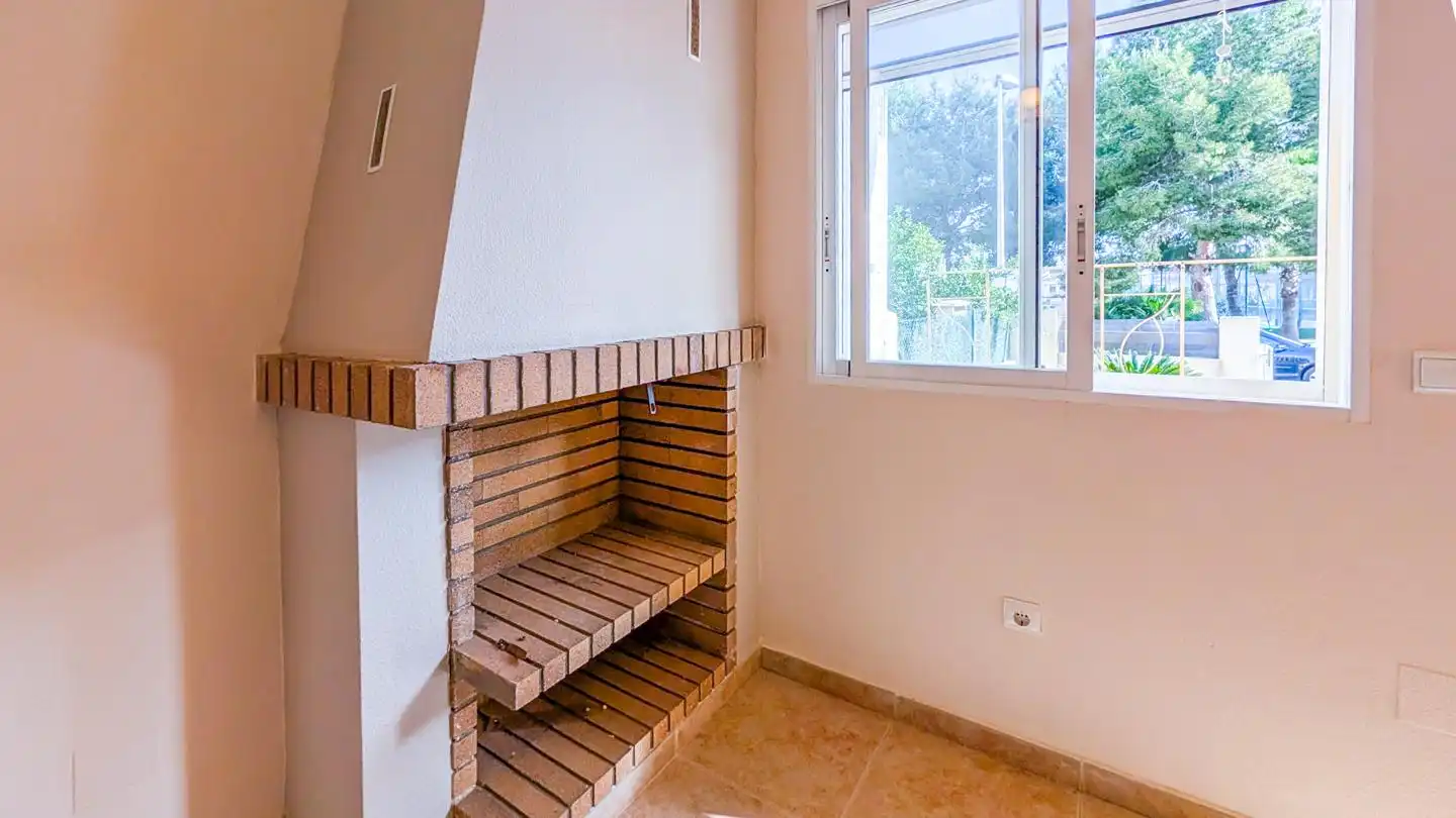 Terraza de Casa o chalet en venta en Santa Pola con Jardín privado, Terraza y Piscina
