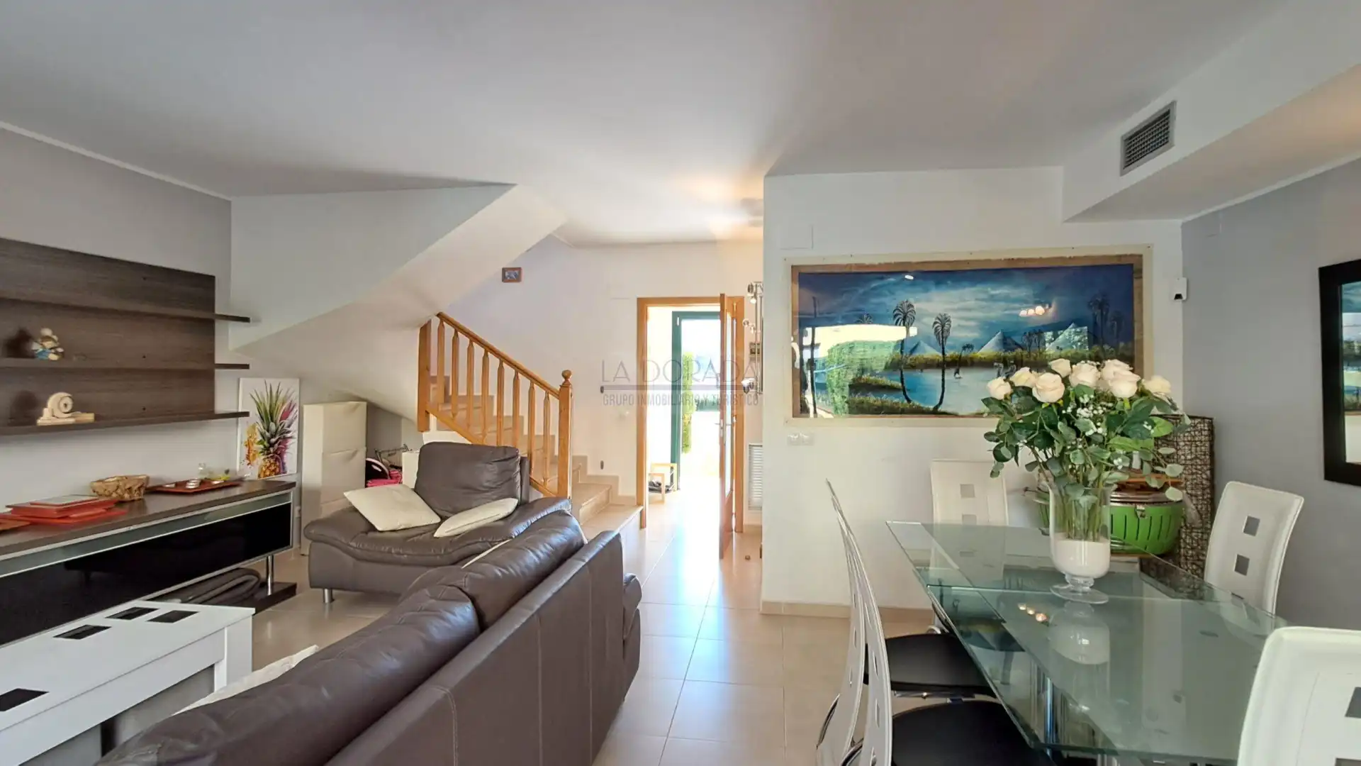 Living room of Detached homes for sale in Mont-roig del Camp  with Air Conditioner, Furnished and Balcony