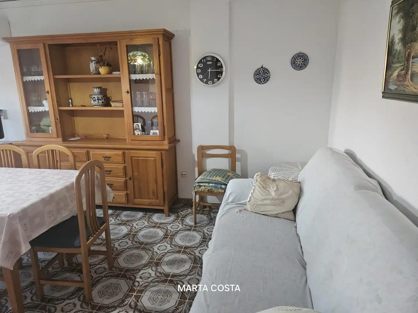 Sala de estar de Casa o chalet en venta en Daimús con Aire acondicionado, Calefacción y Jardín privado
