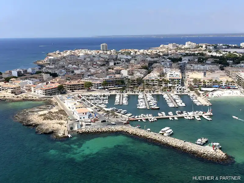 Exterior view of Flat for sale in Ses Salines  with Air Conditioner and Heating