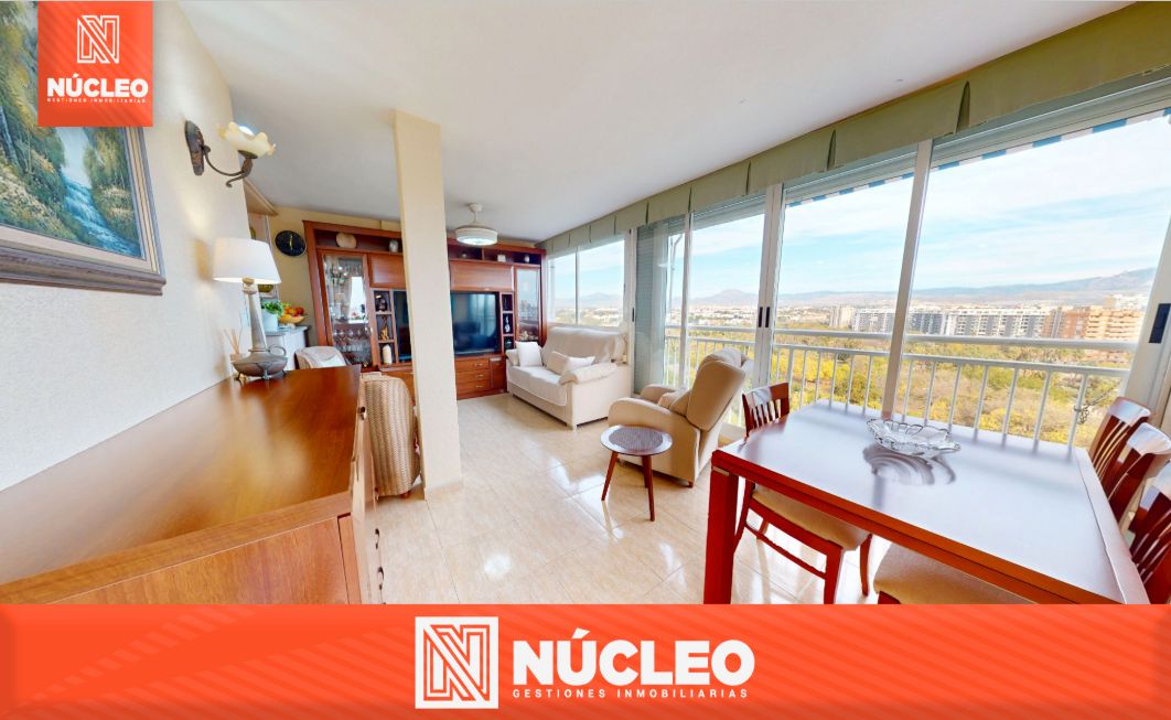 Sala d'estar de Pis en venda en Alicante / Alacant amb Aire condicionat, Calefacció i Terrassa