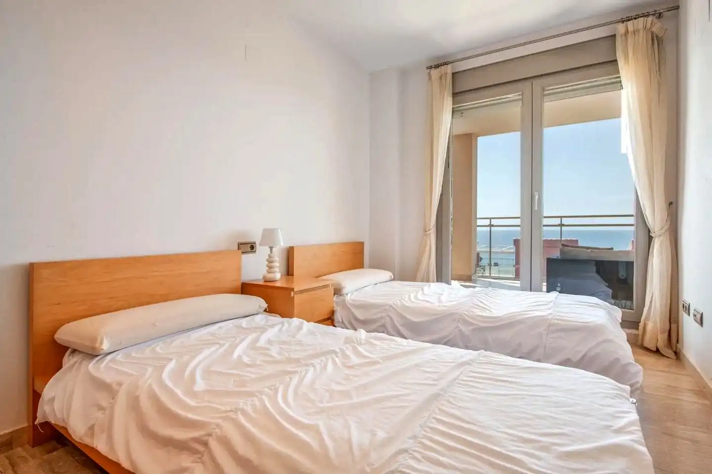 Schlafzimmer von Maisonette zur Miete in Oropesa del Mar / Orpesa mit Klimaanlage, Terrasse und Möbliert