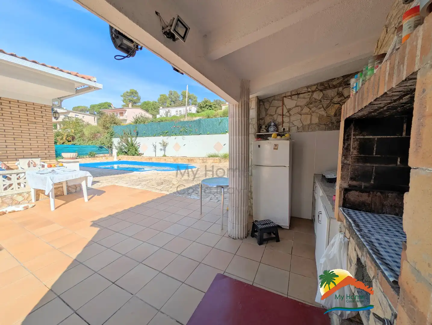 Cuina de Casa o xalet en venda en Lloret de Mar amb Calefacció, Jardí privat i Terrassa