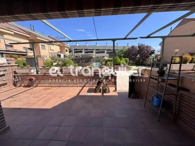 Terrace of Detached homes for rent in Rivas-Vaciamadrid  with Air Conditioner, Private garden and Terrace