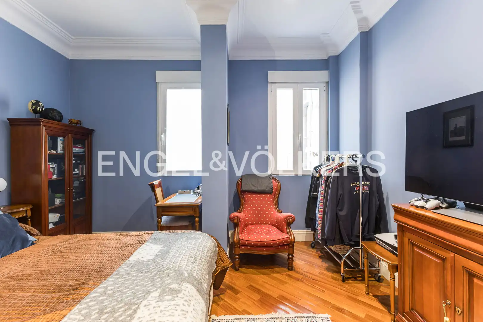 Bedroom of Flat for sale in Madrid  with Air Conditioner, Heating and Balcony
