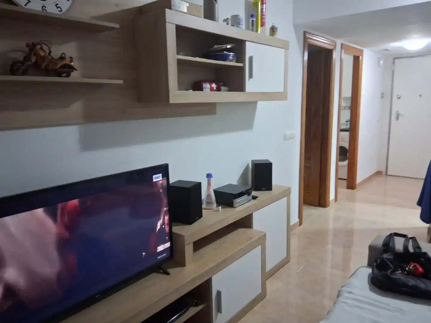 Sala d'estar de Àtic de lloguer en Vera amb Aire condicionat i Traster