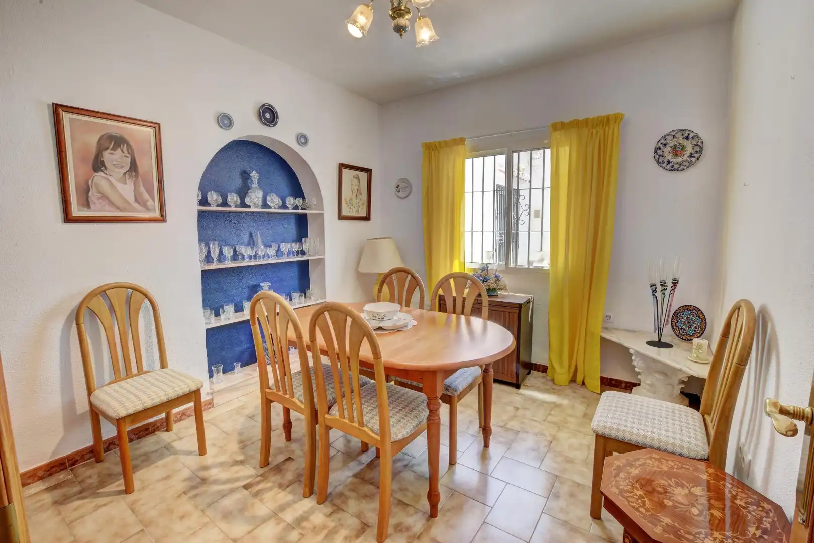Dining room of Detached homes for sale in Benalmádena  with Air Conditioner, Heating and Terrace