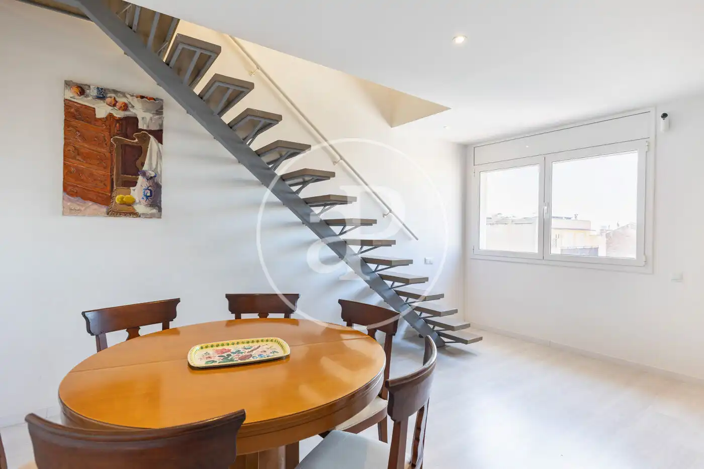 Dining room of Flat for sale in Barcelona  with Air Conditioner, Heating and Furnished