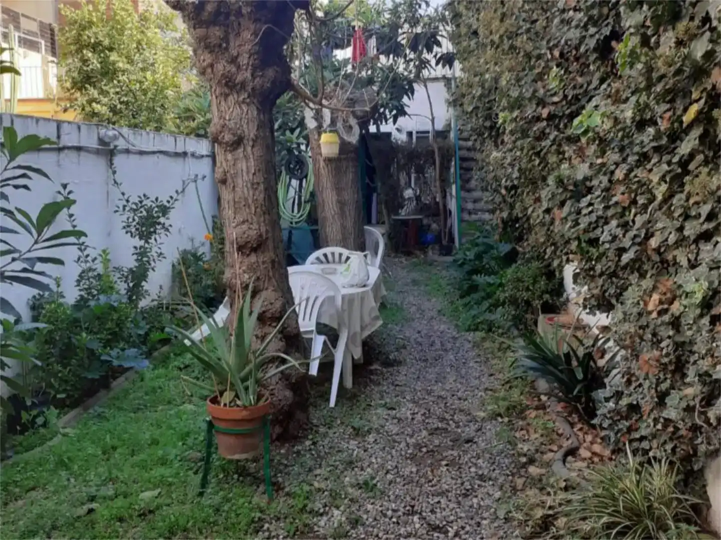 Jardín de Casa adosada para compartir en Sabadell con Trastero y Amueblado