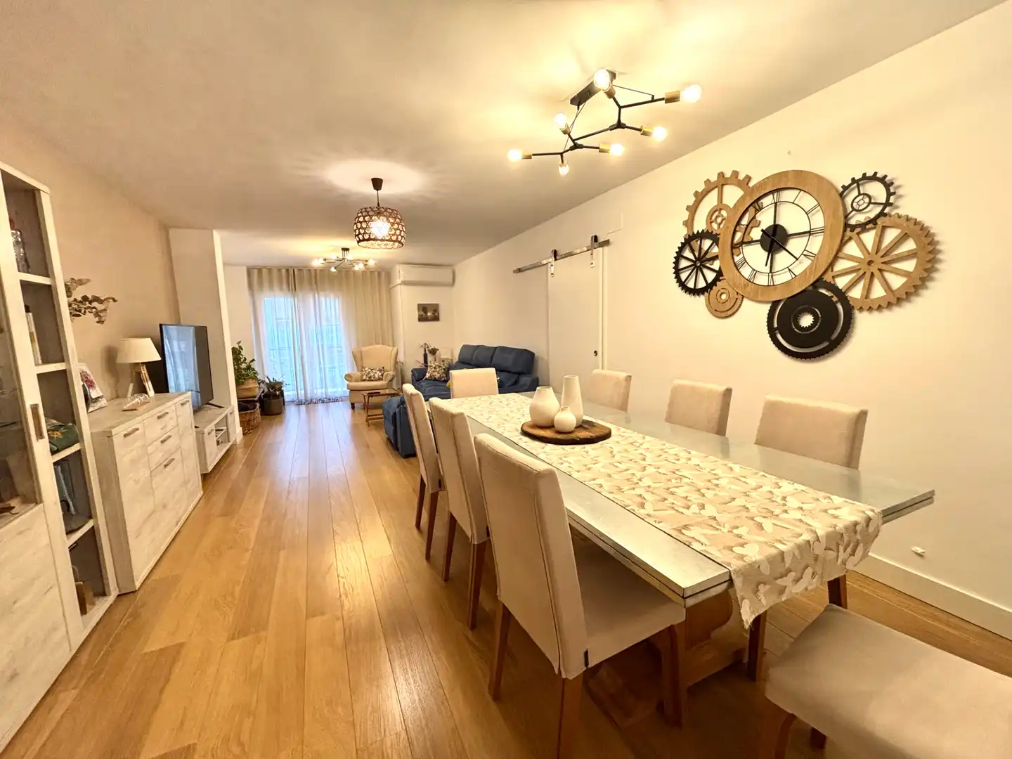 Esszimmer von Wohnung zum Verkauf in Plasencia mit Klimaanlage, Heizung und Parkett