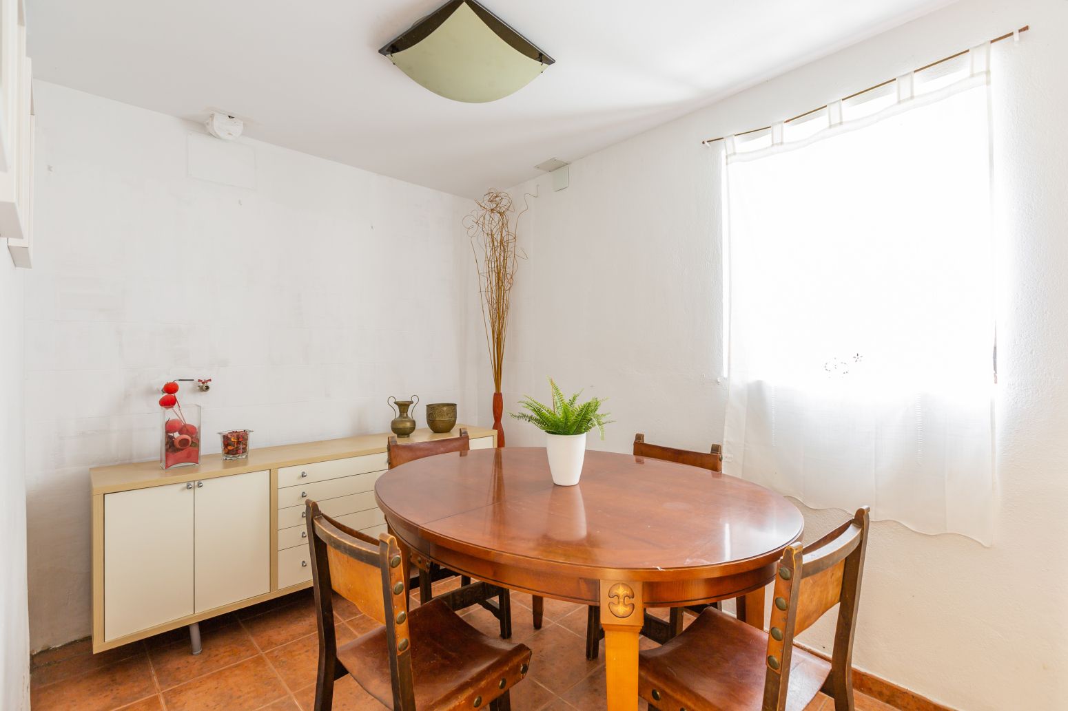 Dining room of Single-family semi-detached for sale in Lerga  with Terrace, Furnished and Balcony