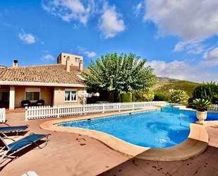 Vista exterior de Casa o xalet en venda en Cocentaina amb Aire condicionat, Terrassa i Piscina