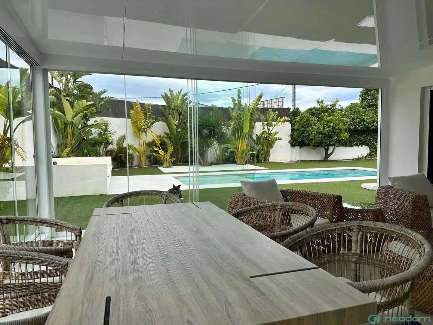 Terrace of Houses for sale in L'Alfàs del Pi  with Air Conditioner, Heating and Swimming Pool