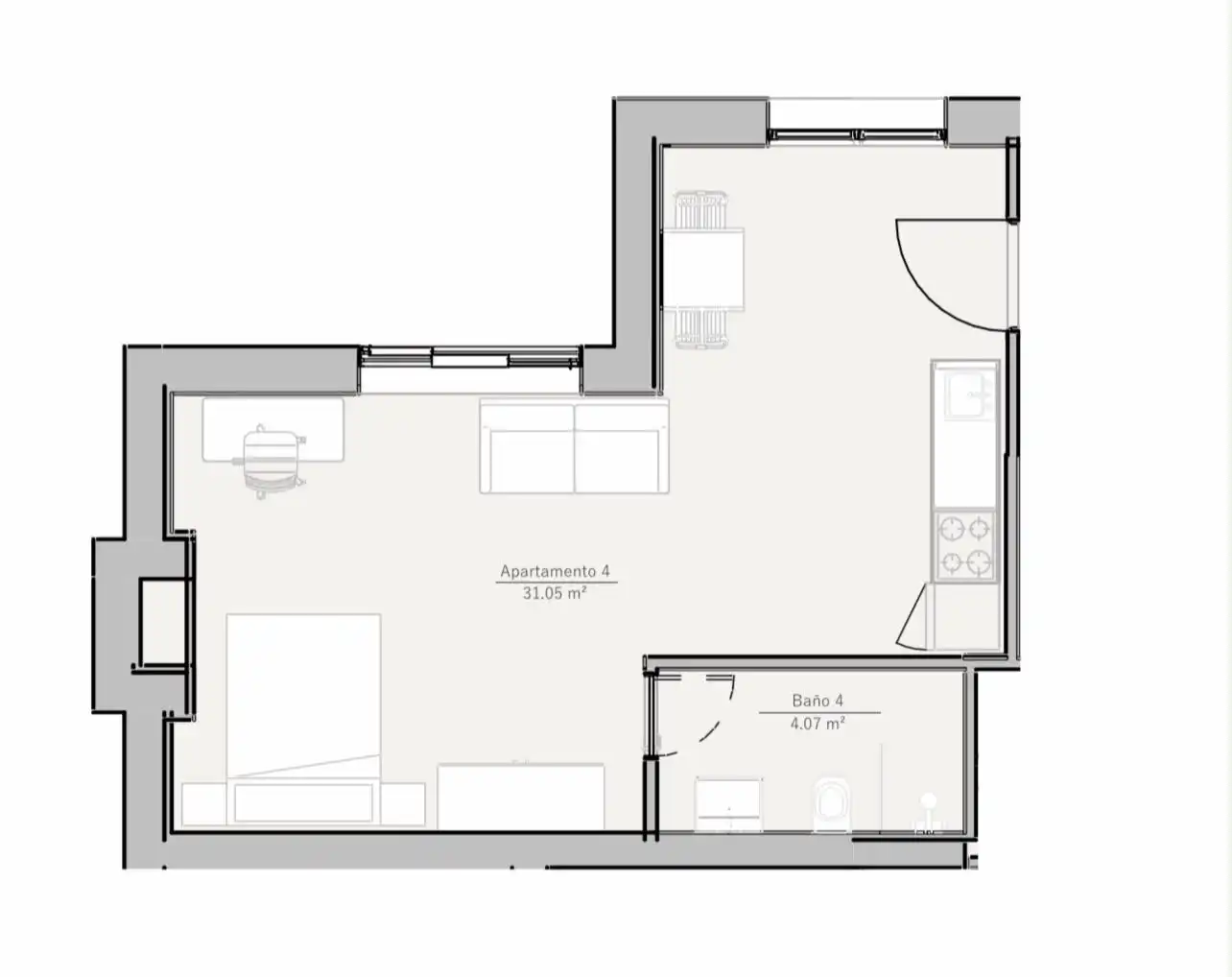 Studio avec piscine à louer à El Bosque, imagen 14