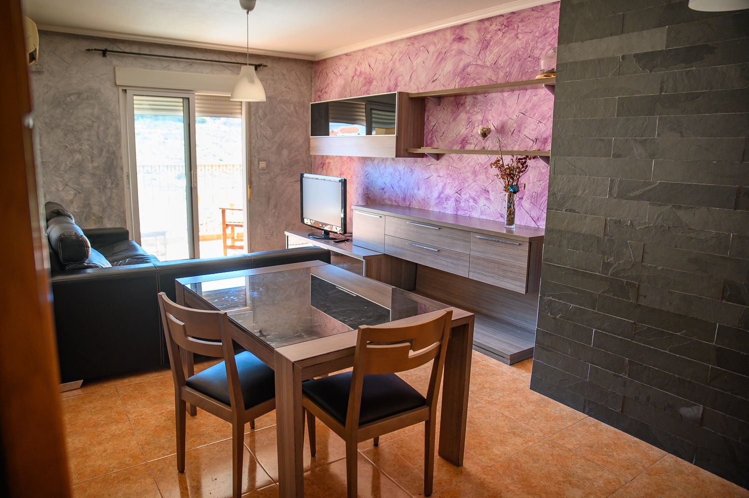 Living room of Flat for sale in  Murcia Capital  with Air Conditioner, Heating and Terrace