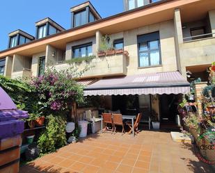 Terrace of Single-family semi-detached for sale in Gijón   with Heating, Private garden and Parquet flooring