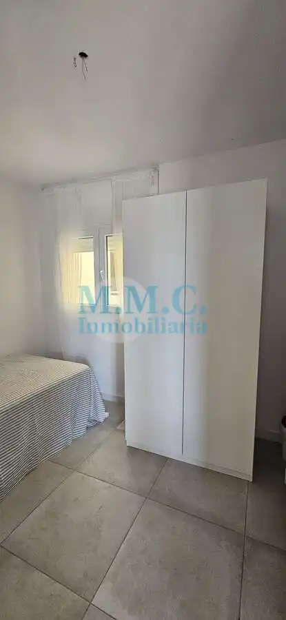 Schlafzimmer von Wohnung zur Miete in Roquetas de Mar mit Klimaanlage, Terrasse und Möbliert