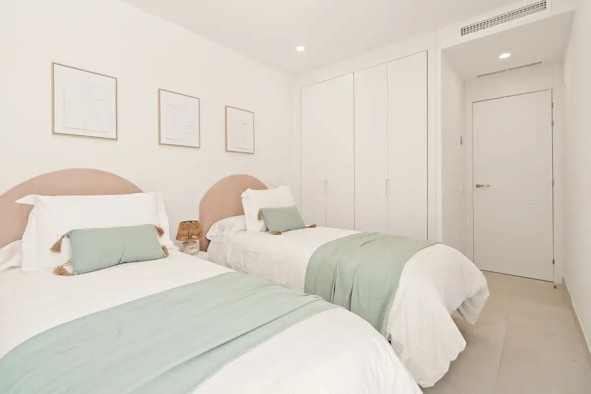 Schlafzimmer von Erdgeschoss zum Verkauf in Mijas mit Klimaanlage, Heizung und Terrasse