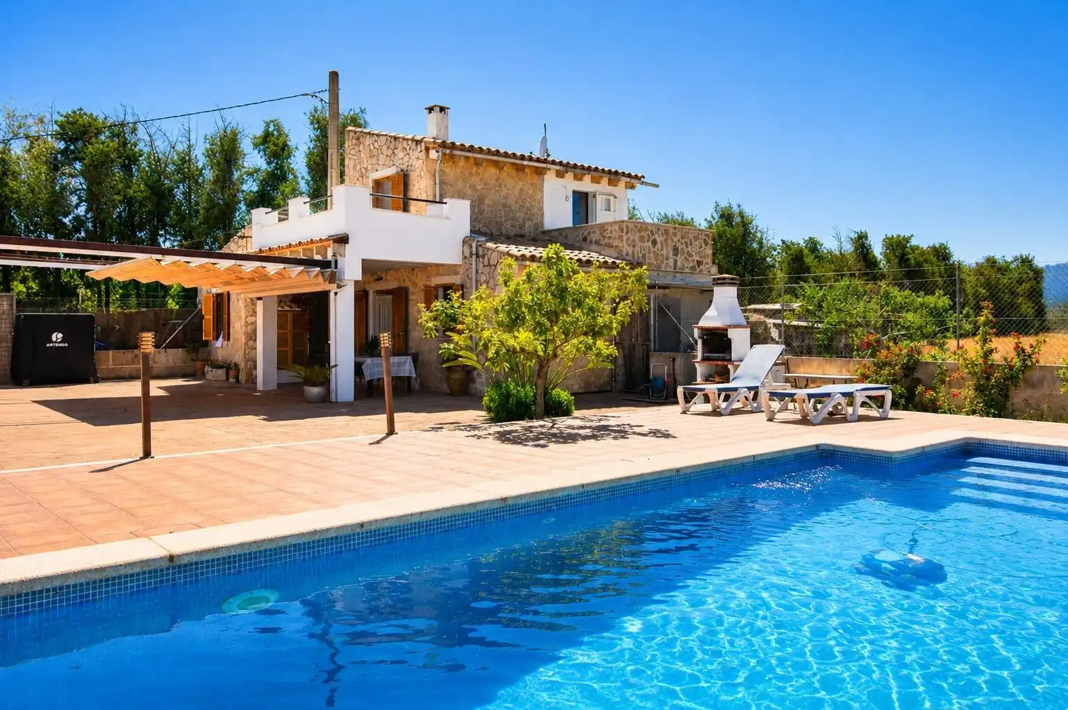 Piscina de Finca rústica de alquiler en Muro con Piscina