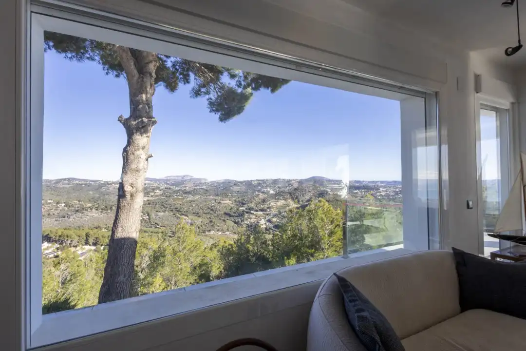 Living room of Flat for rent in Calpe / Calp  with Air Conditioner, Heating and Terrace