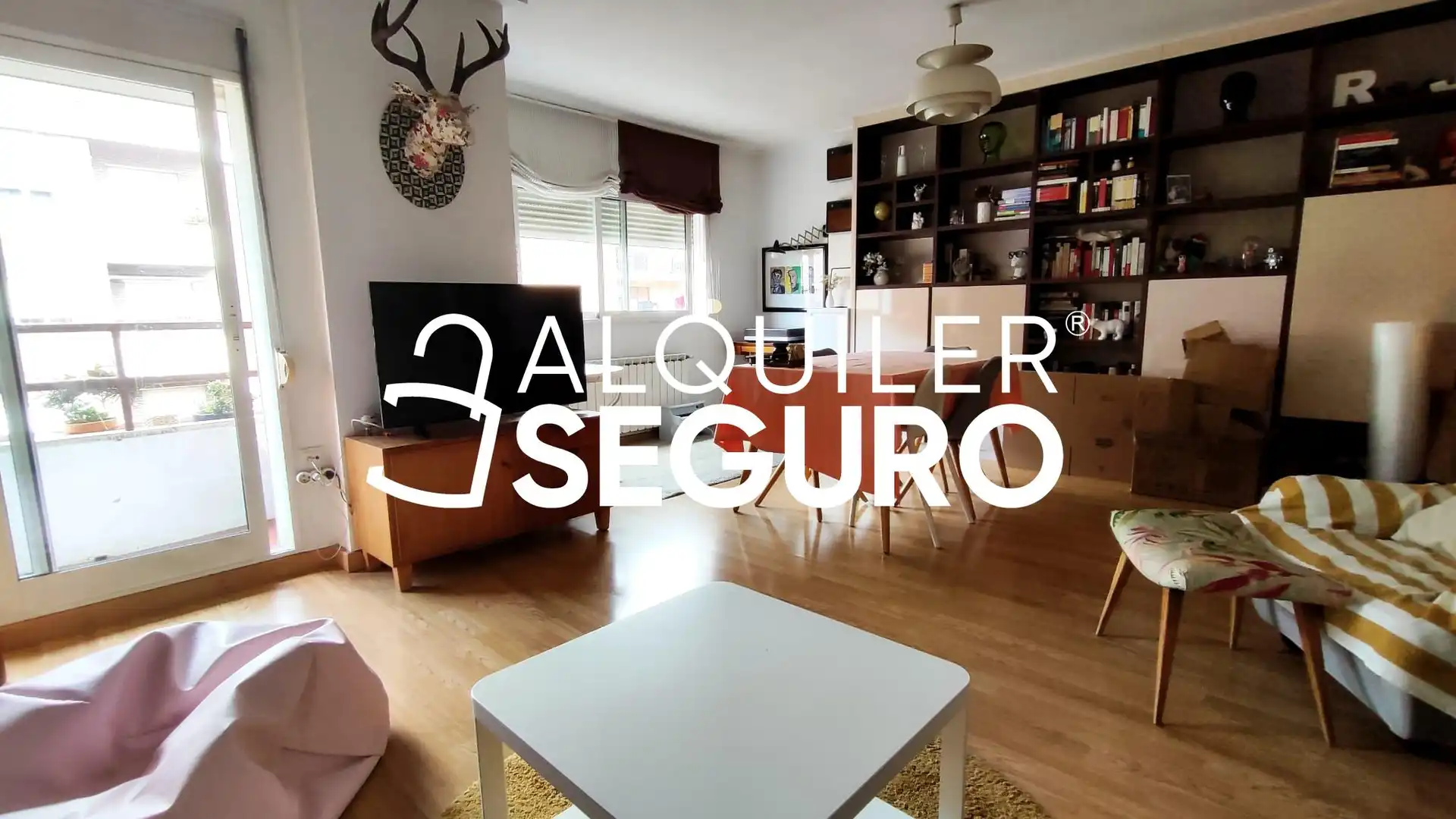 Living room of Flat for rent in Valencia  with Air Conditioner, Heating and Terrace
