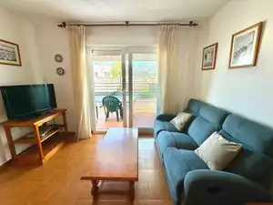 Living room of Flat for rent in Almuñécar  with Air Conditioner, Terrace and Furnished