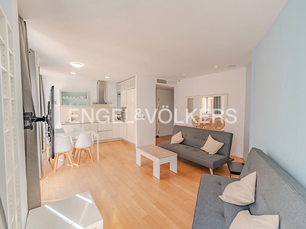 Living room of Flat for sale in Alicante / Alacant  with Air Conditioner, Heating and Balcony