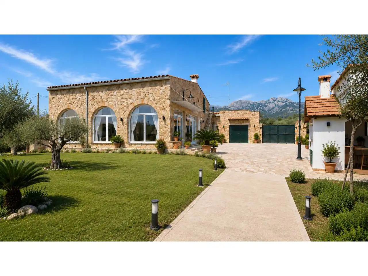 Vista exterior de Finca rústica en venda en Selva amb Jardí privat, Terrassa i Moblat