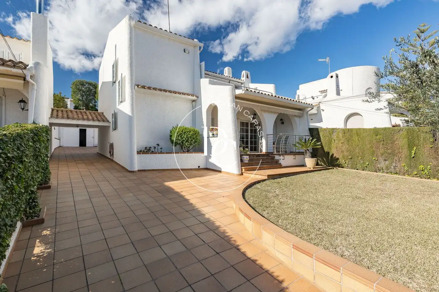 Jardí de Casa o xalet en venda en Cunit amb Calefacció, Jardí privat i Terrassa