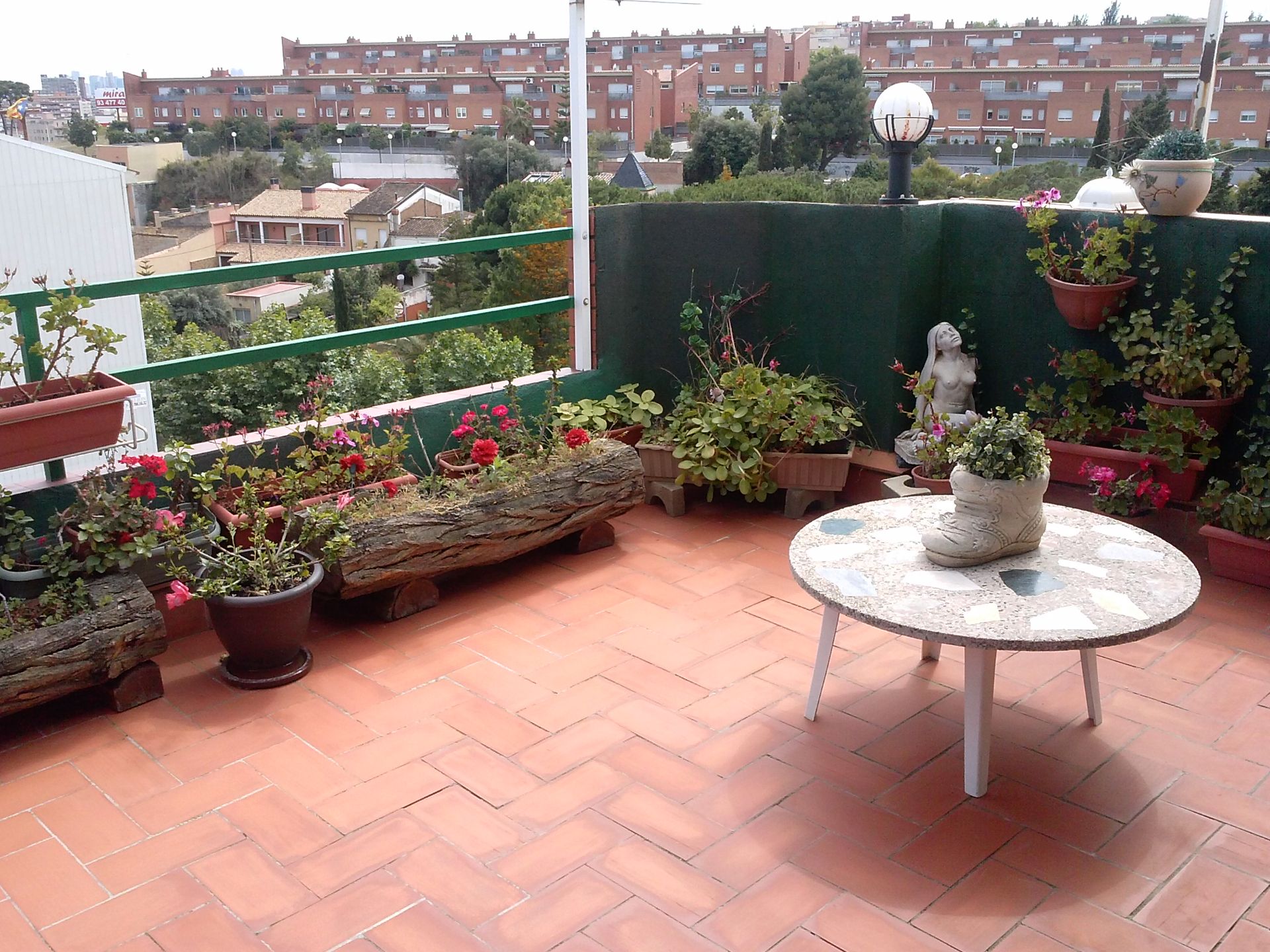 Terrace of Attic for sale in Badalona  with Terrace, Oven and Washing machine