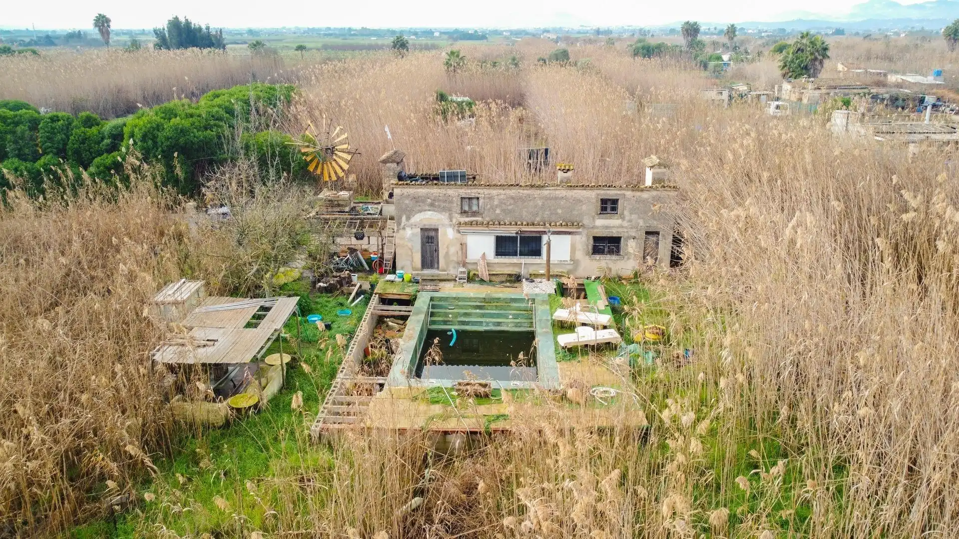 Jardí de Finca rústica en venda en Sa Pobla amb Piscina