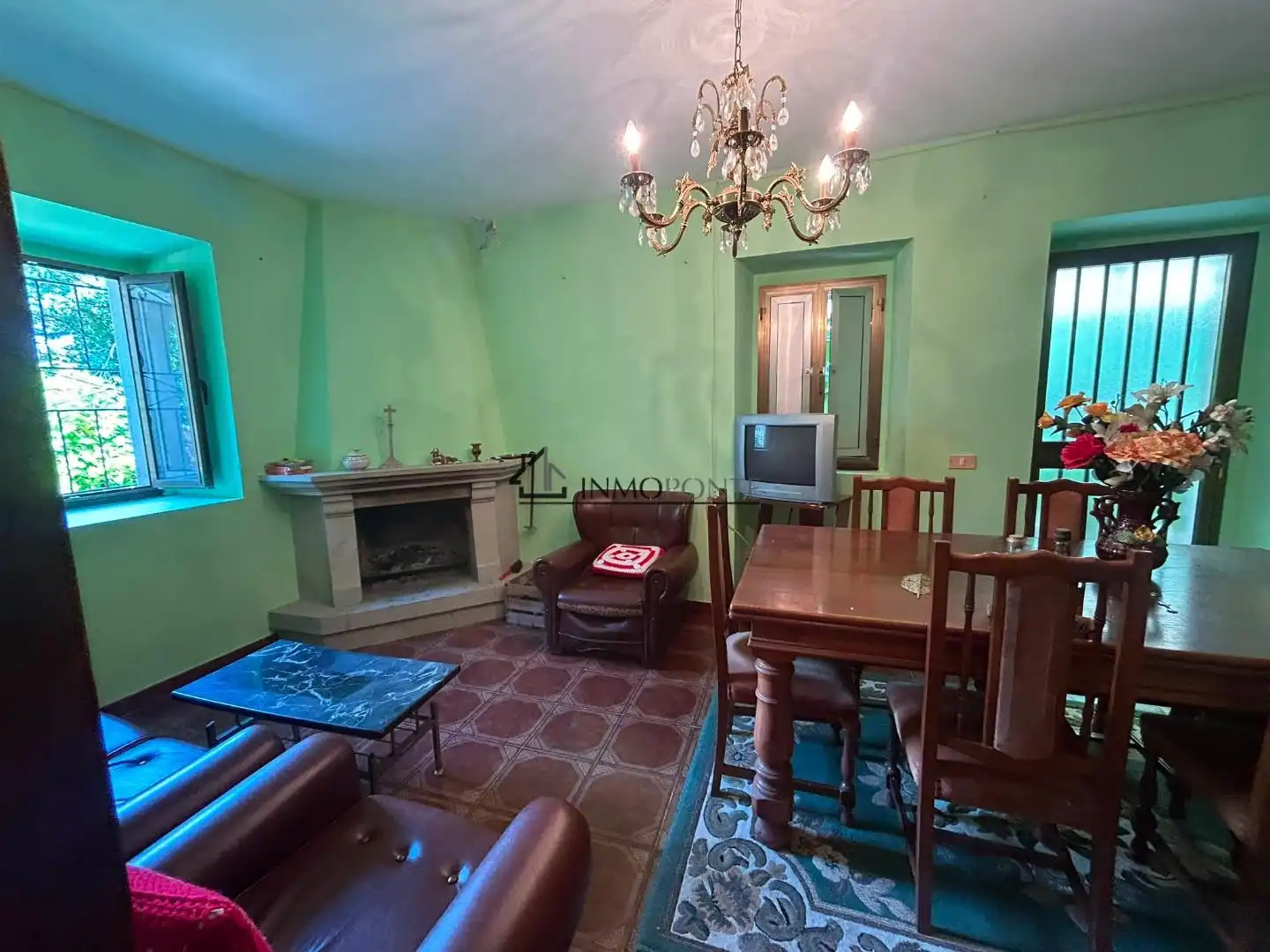 Sala d'estar de Casa o xalet en venda en Forcarei amb Calefacció, Jardí privat i Traster