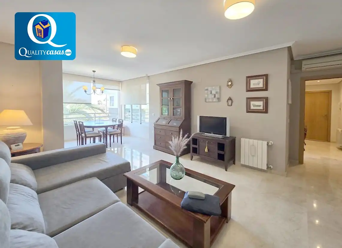 Sala de estar de Apartamento en venta en El Campello con Aire acondicionado, Calefacción y Trastero