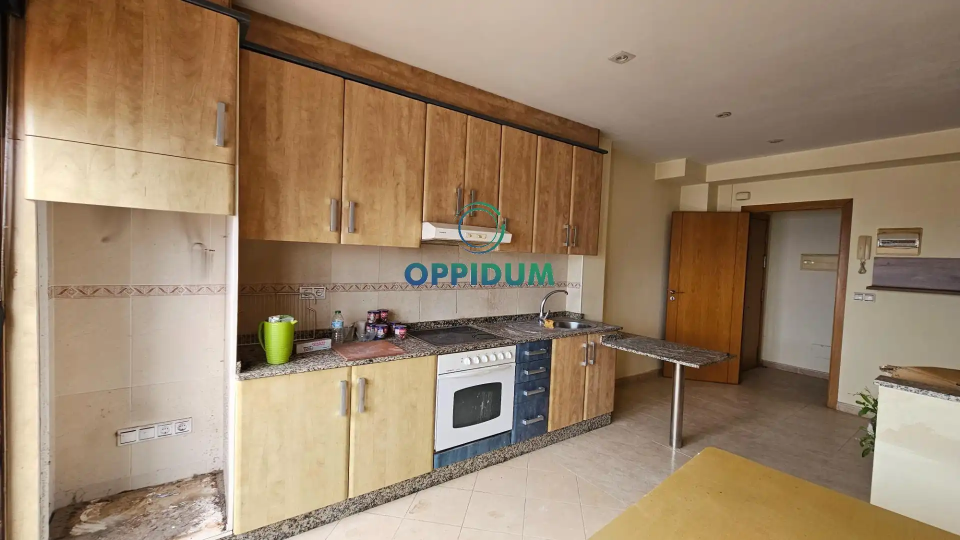 Kitchen of Flat for sale in Boiro  with Heating, Terrace and Storage room
