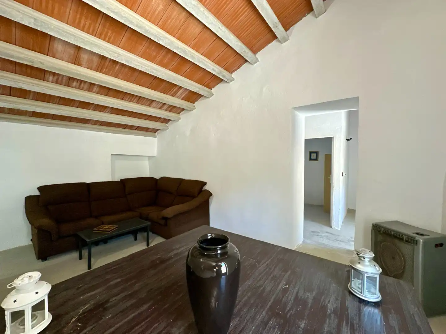 Sala d'estar de Finca rústica en venda en Sierro amb Aire condicionat, Calefacció i Jardí privat